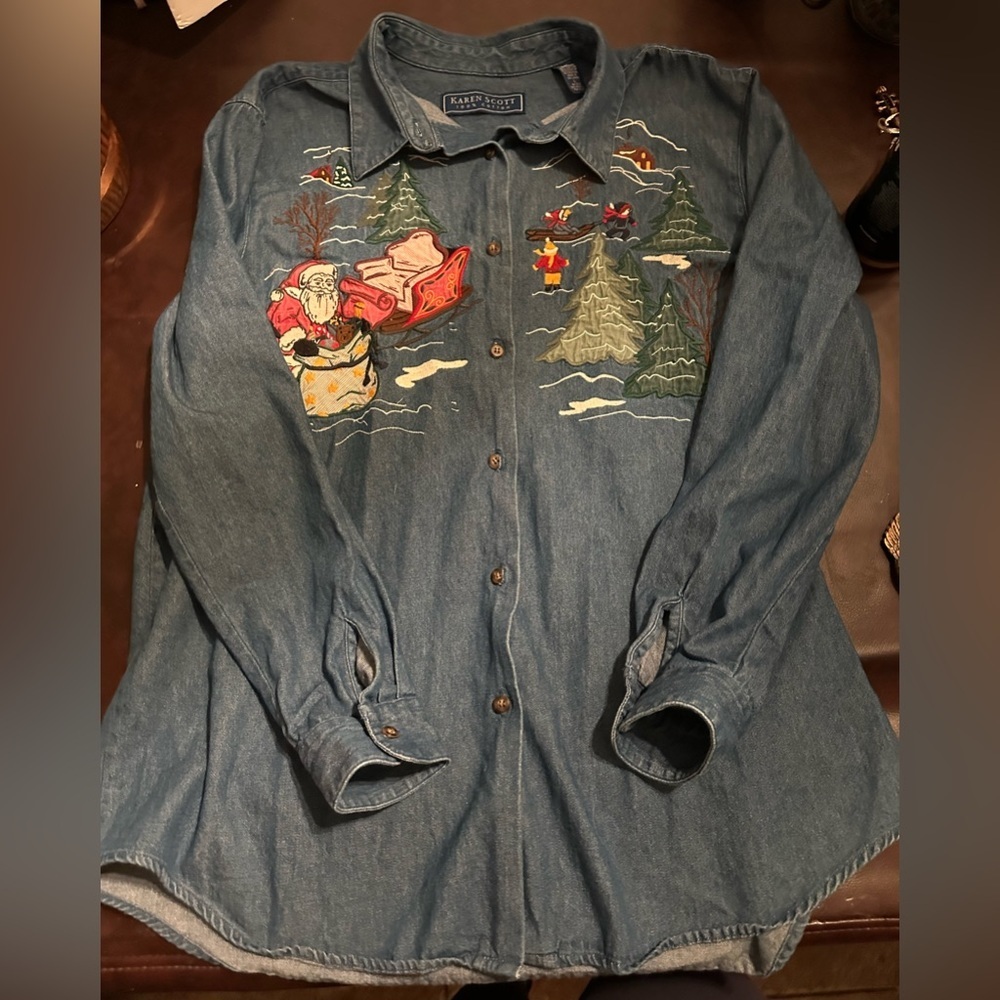 Christmas blouse